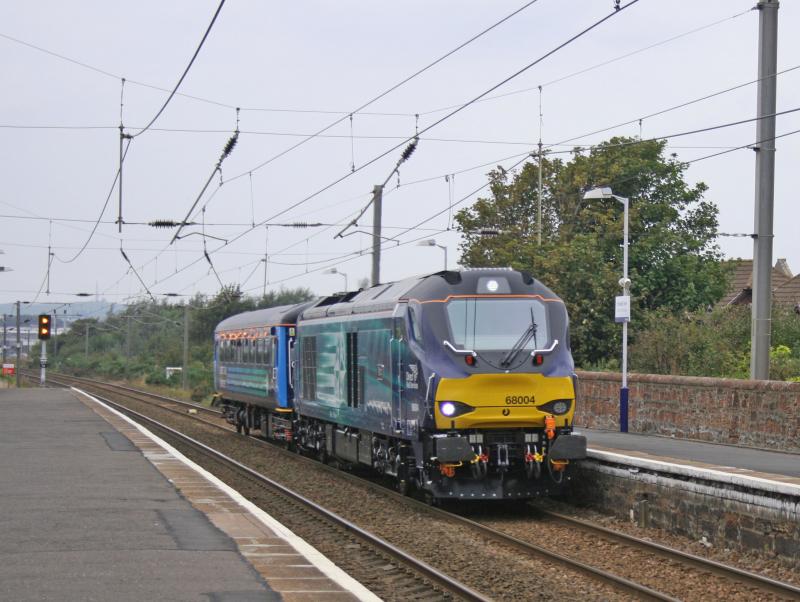 Photo of DRS 68004 on 5Z34 at Prestwick