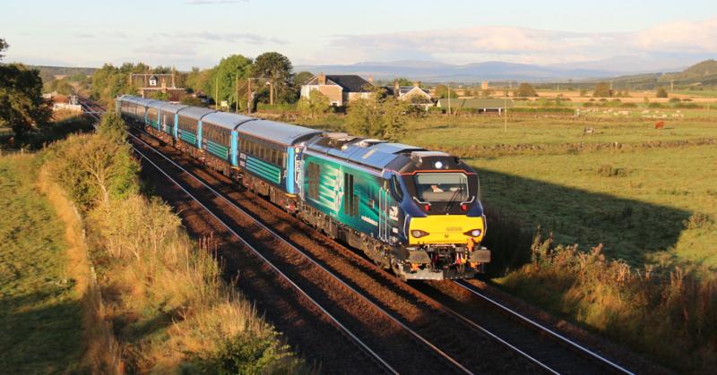 Photo of 5Z25 Gleneagles - Dundee at Forteviot - 68006 and 68005