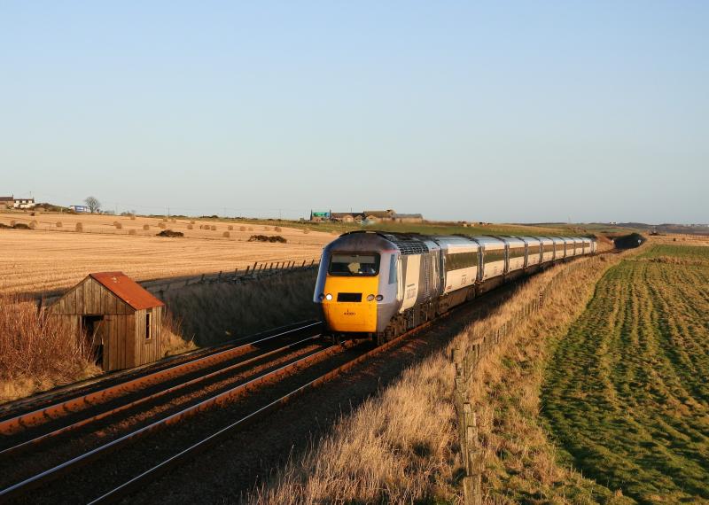 Photo of East Coast 43320 and 43238 Limpet Mill December 2009