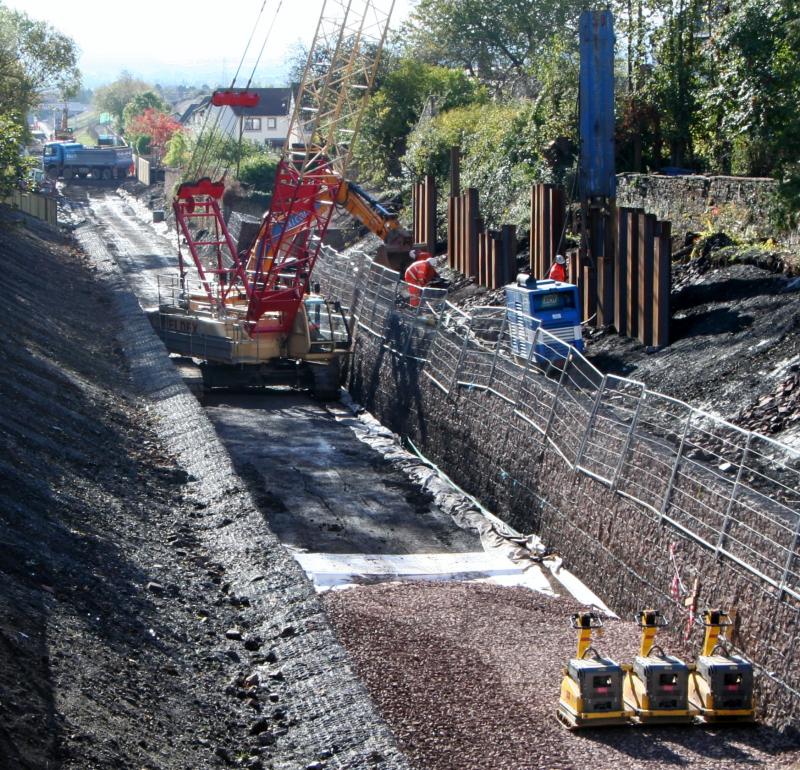 Photo of Eskbank looking south 11/10/14