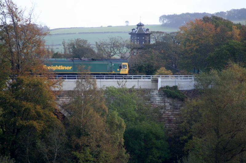 Photo of 66602 on Glenesk Viaduct