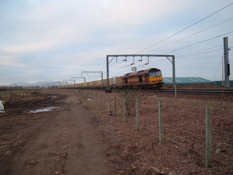 Photo of 60039 at Prestonpans with bins