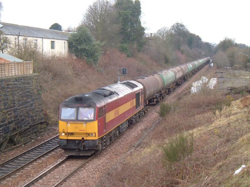 Photo of 60062 appr Grahamston with oil ex Dalston