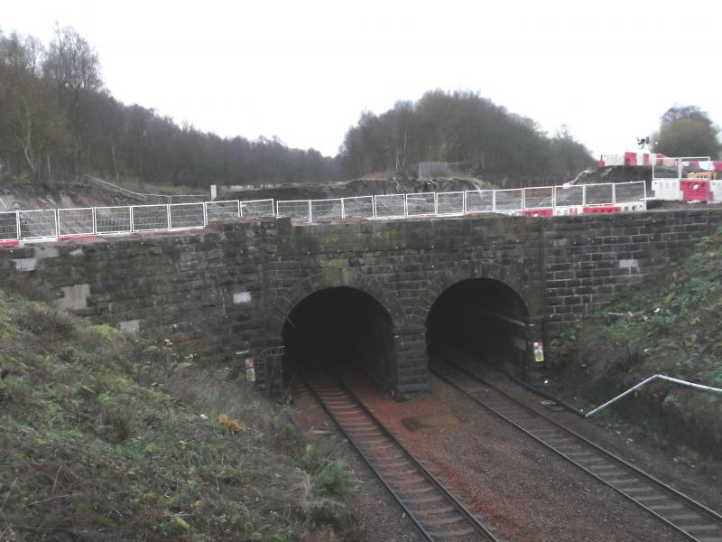 Photo of Carmuirs tunnel on Wednesday