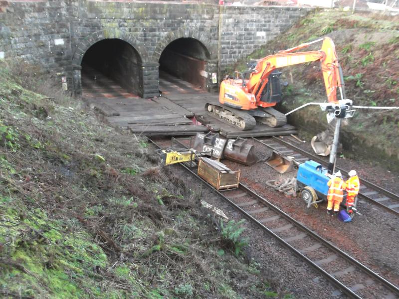 Photo of Xmas day at Carmuirs tunnel