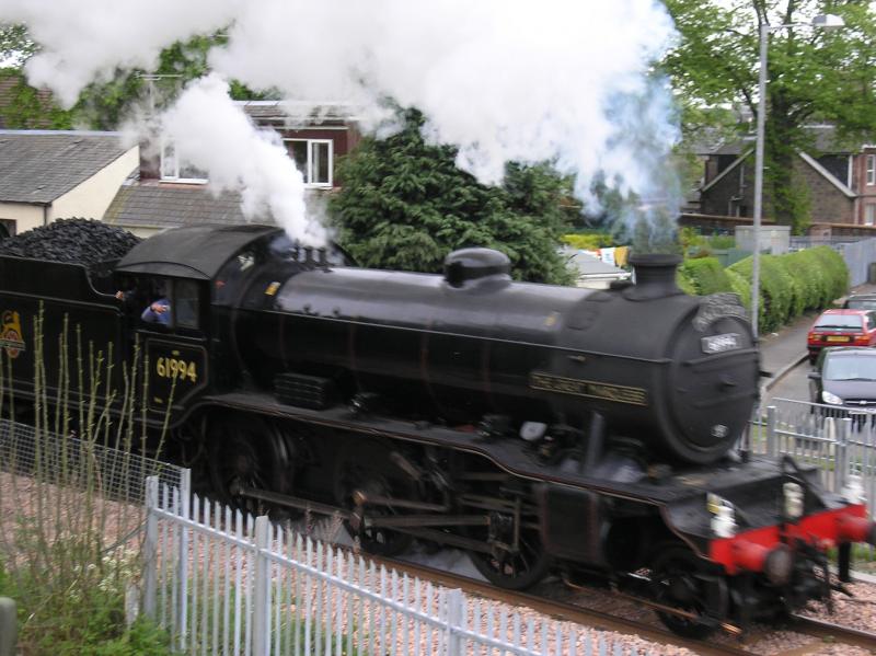 Photo of 61994 passing Grange Road