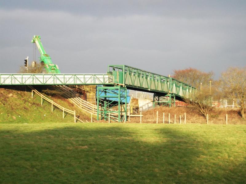 Photo of new Greenhill footbridge three