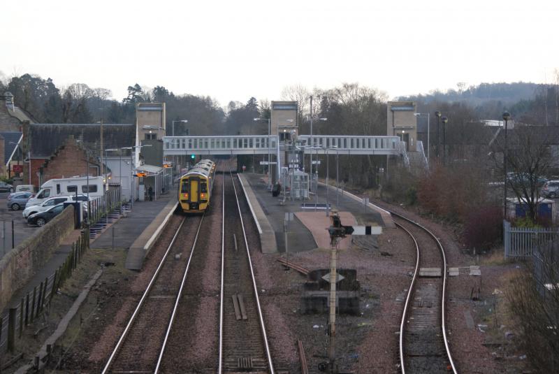 Photo of Dunblane view without grey bridge 001