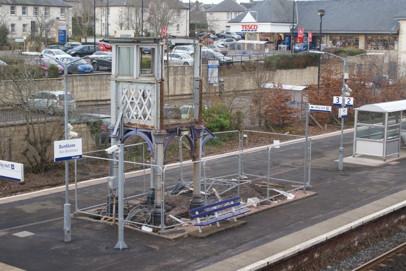 Photo of Dunblane grey bridge almost gone 002