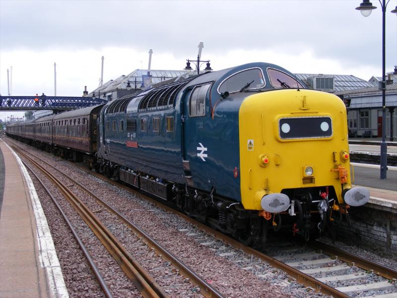 Photo of 55022 At Stirling While Working The SAK Shuttles.