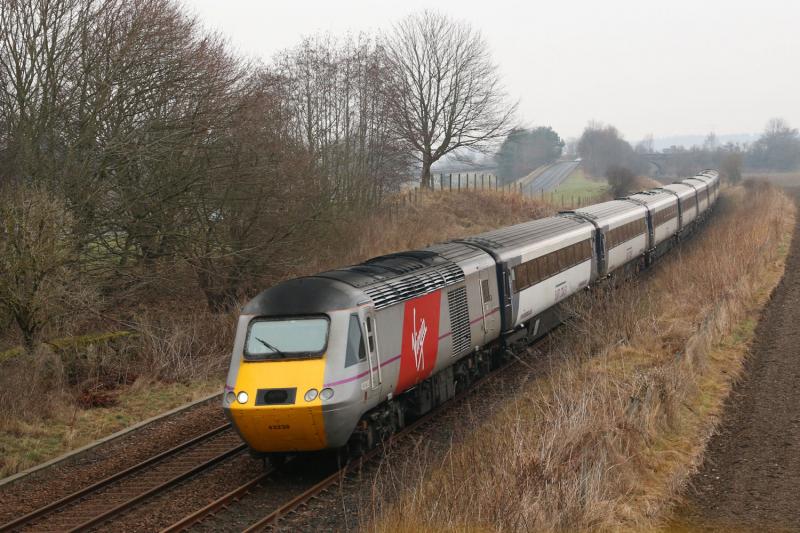 Photo of 43238 leading Highland Chieftain