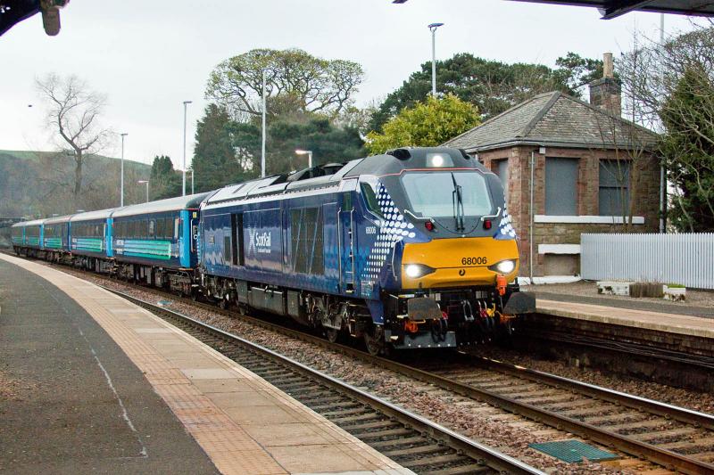 Photo of 68006 5L70 Aberdour 14Apr15