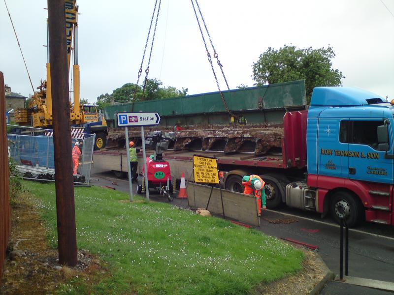 Photo of Polmont road bridge away