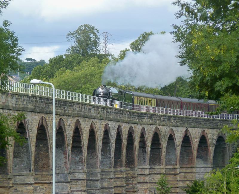 Photo of 60163 Tornado crossing Lothianbridge Viaduct 13 September 2015