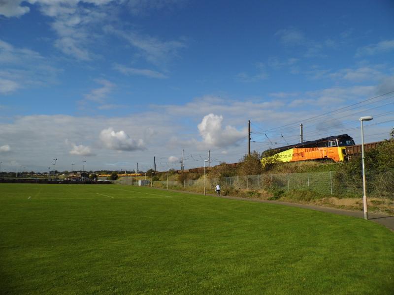 Photo of 70810 north of Dunbar station 12/10/2014