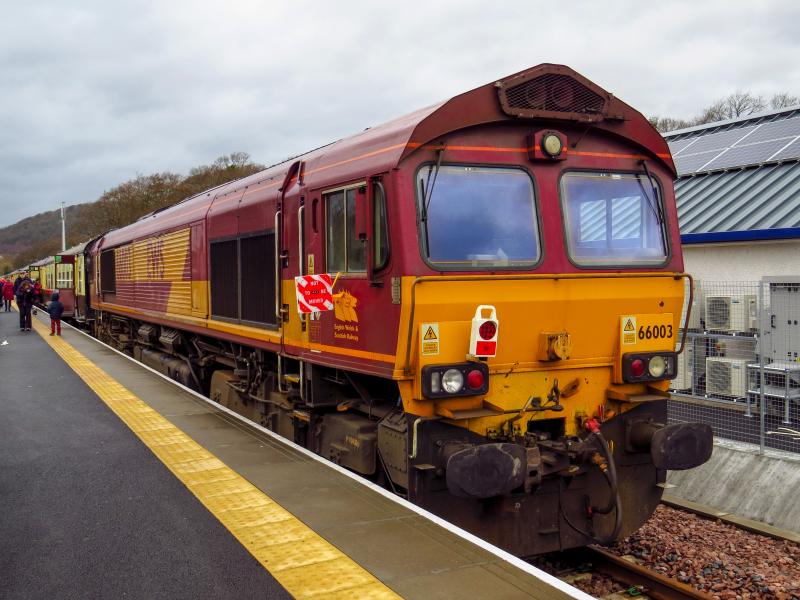 Photo of 66003 Tweedbank 30/12/15