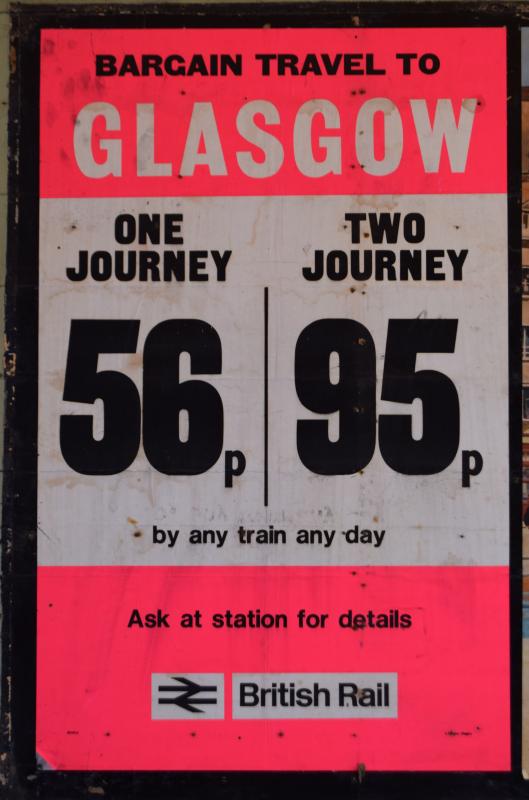 Photo of Bargain travel to Glasgow poster 