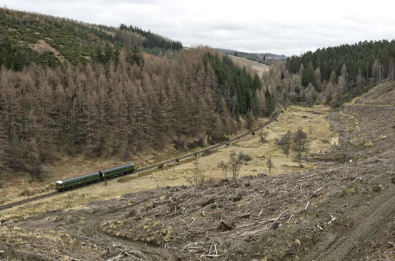 Photo of KDR SPIRIT OF SPEYSIDE HEADS FOR DUFFTOWN WITH 3PM EX KEITH TOWN EASTER SAT. 2016.jpg