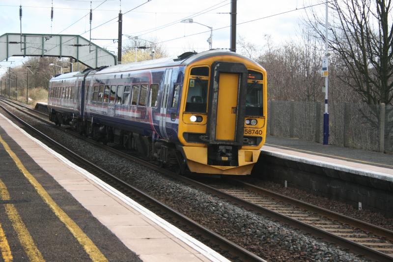 Photo of 158 passing Longniddry