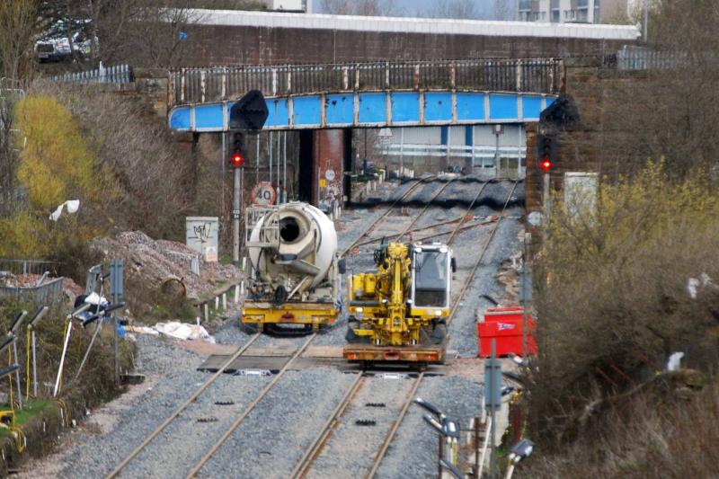 Photo of Queen Street Tunnel Cement Slab reinstatement ready to start