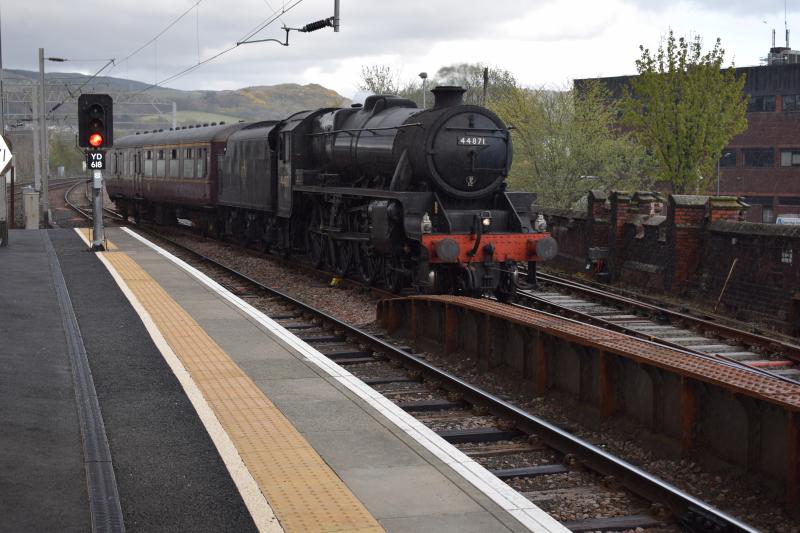 Photo of Black 5 #44871 Dumbarton Central Goods Loop 3 May 16