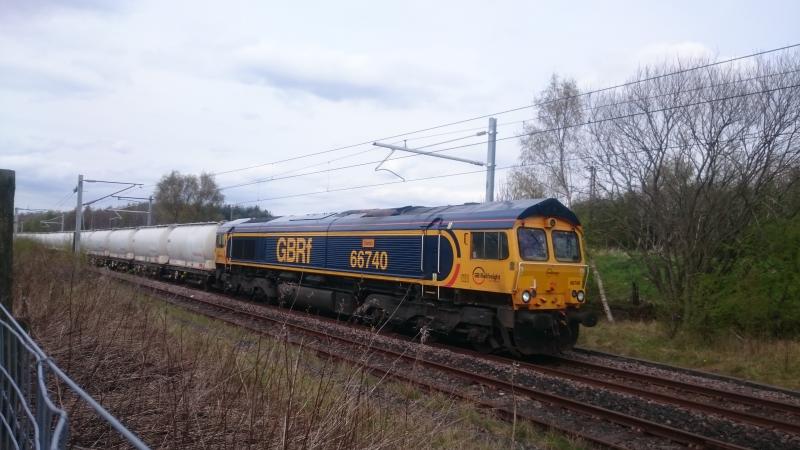 Photo of 66740 on the 6E45 Ft.William to Blyth Alcans