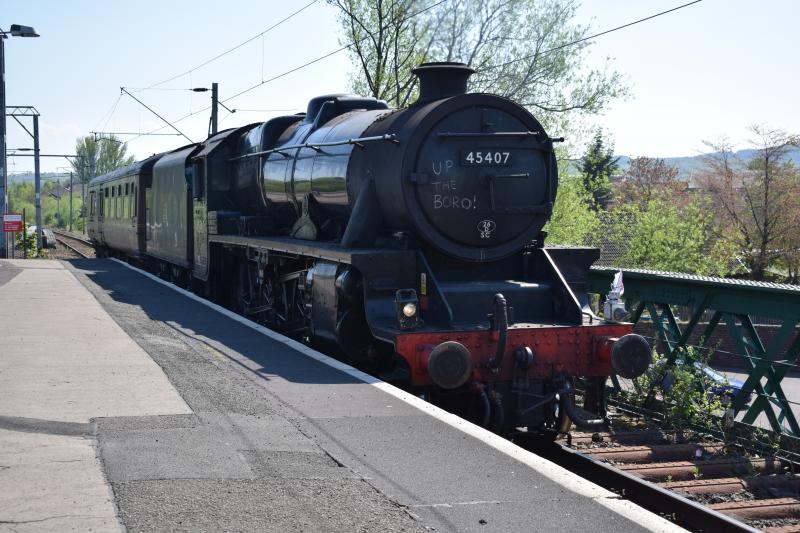 Photo of 45407 Dumbarton East on 5Z29 9 May 2016