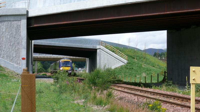 Photo of A trio of flyovers at Ballinluig.