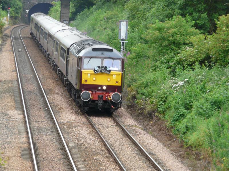 Photo of Royal Scotsman coming into Perth