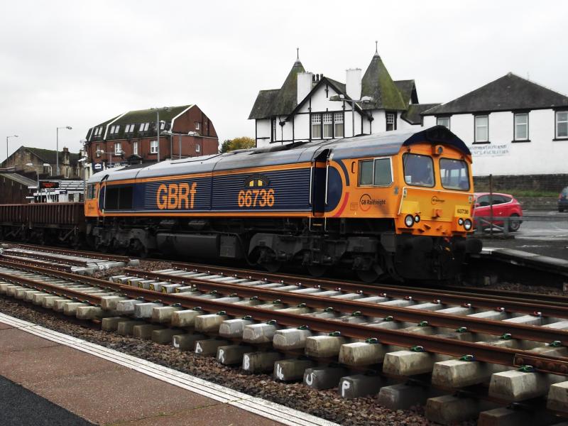 Photo of 66736 waiting at Larbert 