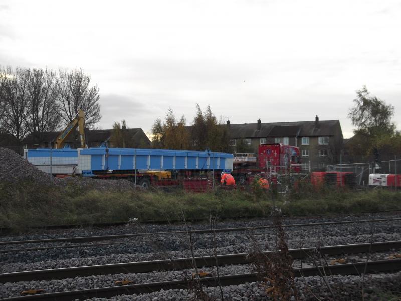 Photo of new railway bridge