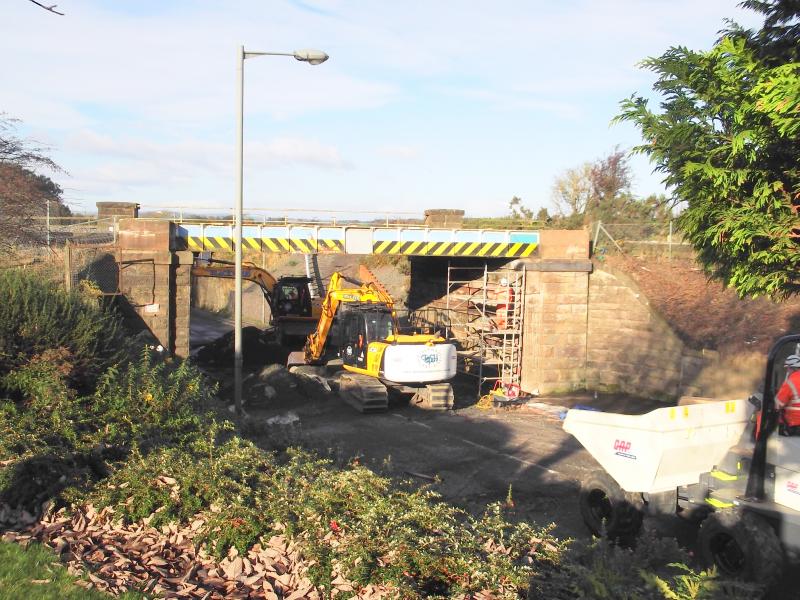 Photo of another shot of the Carmuirs bridgework