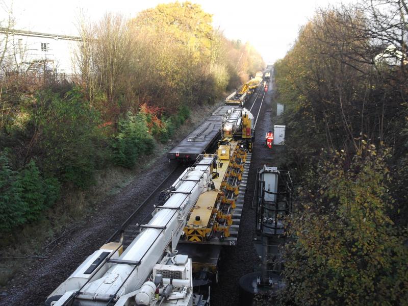 Photo of Larbert pair of Kirow cranes