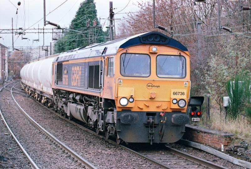 Photo of 66736 passes Dalmuir 30/11/2016