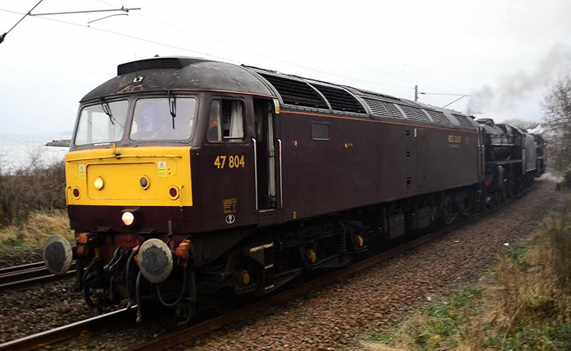 Photo of 47804 at Craigendoran Jn, 30/12/2016