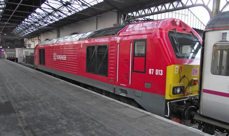 Photo of DB Schenker 67, back on Inverness sleepers - 3rd February 2017