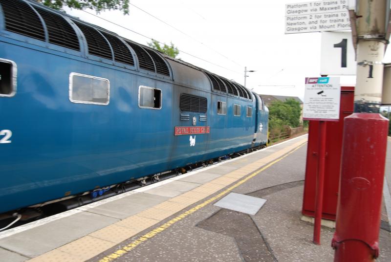 Photo of 55022 In Pollokshaws Station