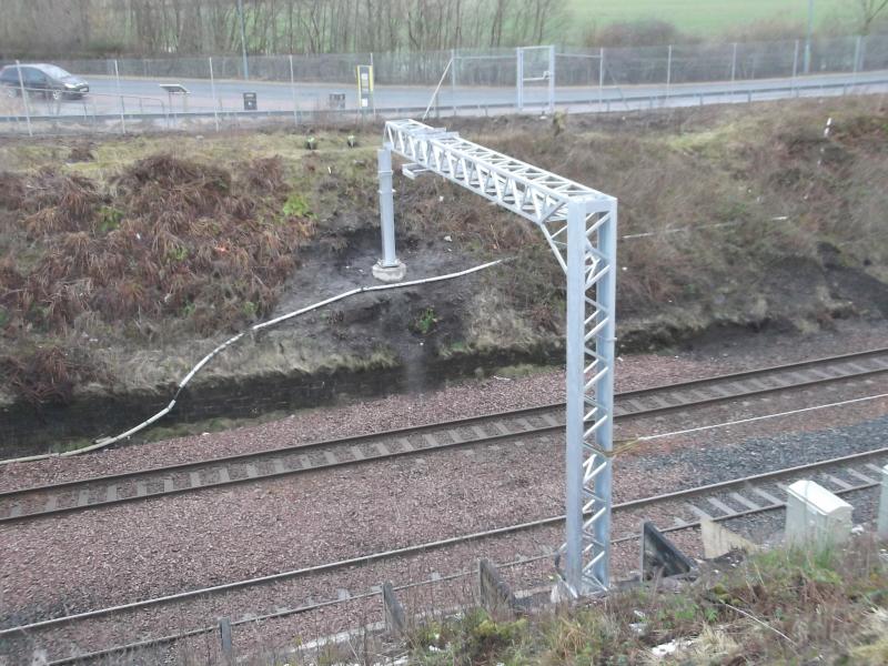 Photo of mini overhead line support