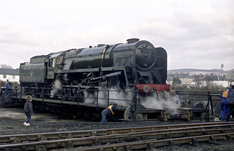 Photo of Evening Star on Perth Turntable 07 Apr 1986