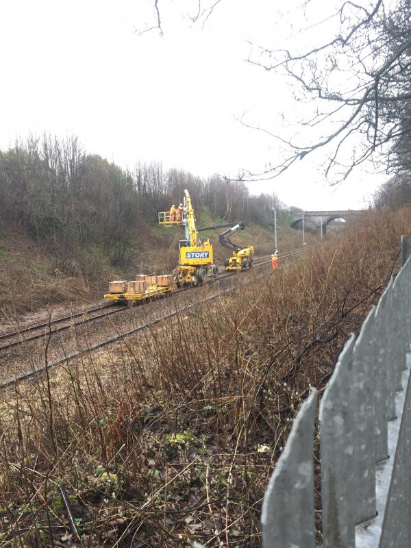 Photo of 27th March 2018 work on OHLE