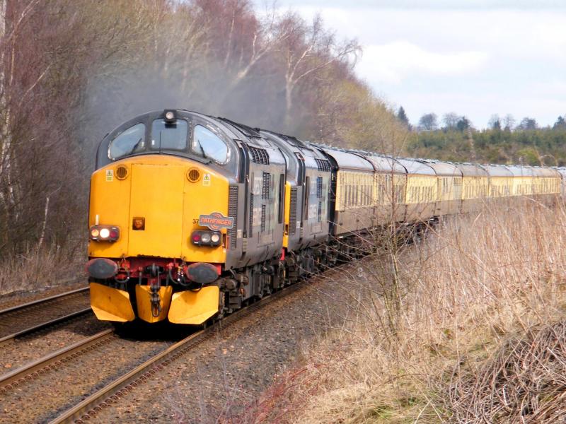 Photo of 37605 & 37259 @ Gleneagles - 02 April 2018