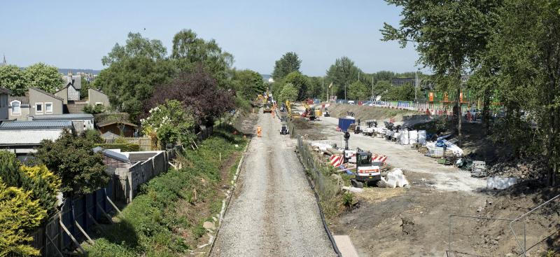 Photo of ACTIVITY AT THE SITE OF THE FORMER BANKHEAD STN LKG TO STONEYWOOD AND DYCE 26.5.18.jpg