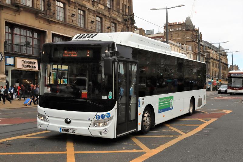 Photo of The Yutong full electric, zero emission bus