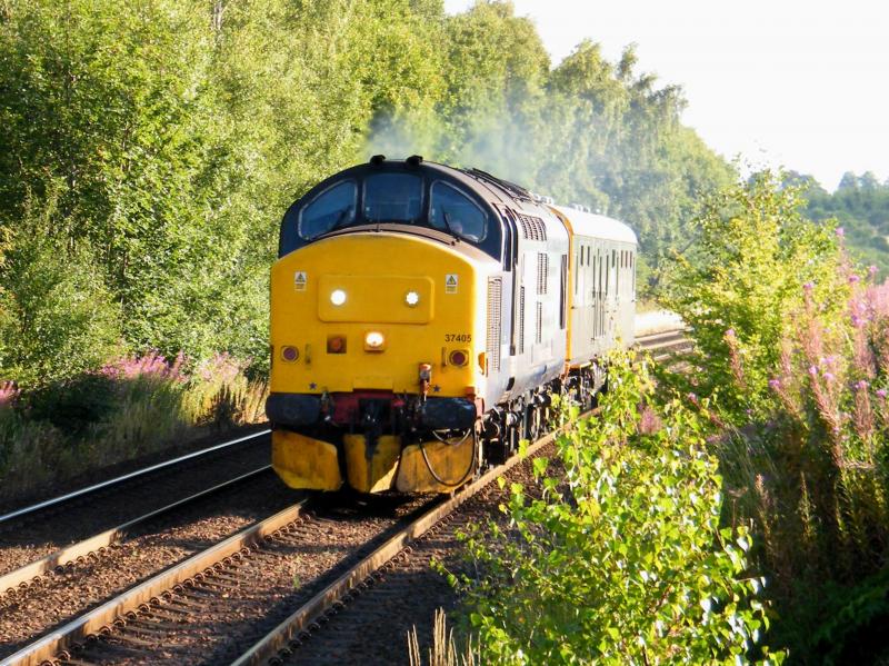 Photo of 37405 & 'Caroline' @ Gleneagles  -  09 August 2018