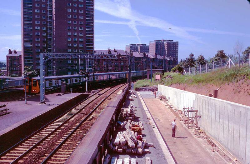 Photo of Class 314 on non revenue service at Dalmuir