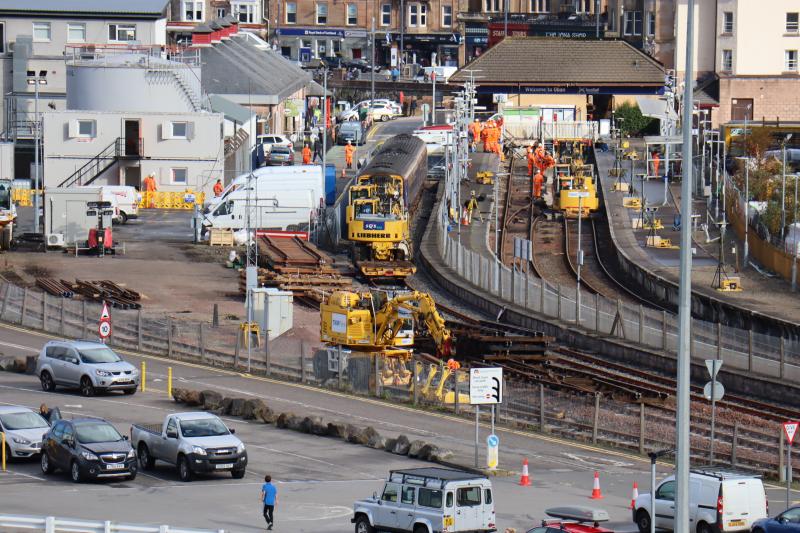 Photo of Oban Station - Track & Ballast Renewal