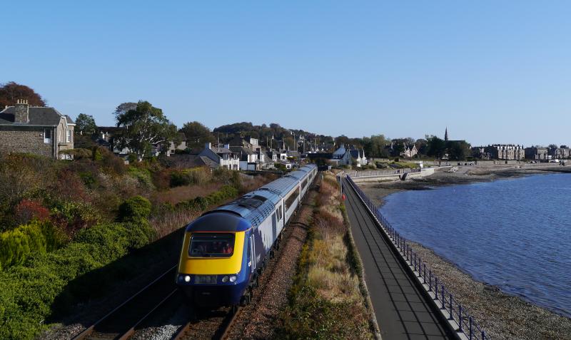 Photo of ScotRail HST Press Run West Ferry 10/10/18