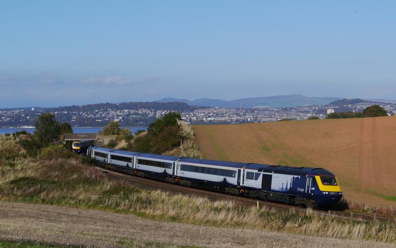 Photo of ScotRail HST Press Run Wormit 10/10/18