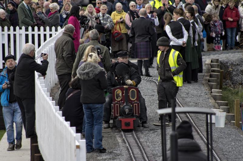 Photo of J.TELFER ON INAUGURAL TRAIN AT GOSE.jpg