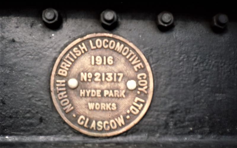 Photo of North British works plate